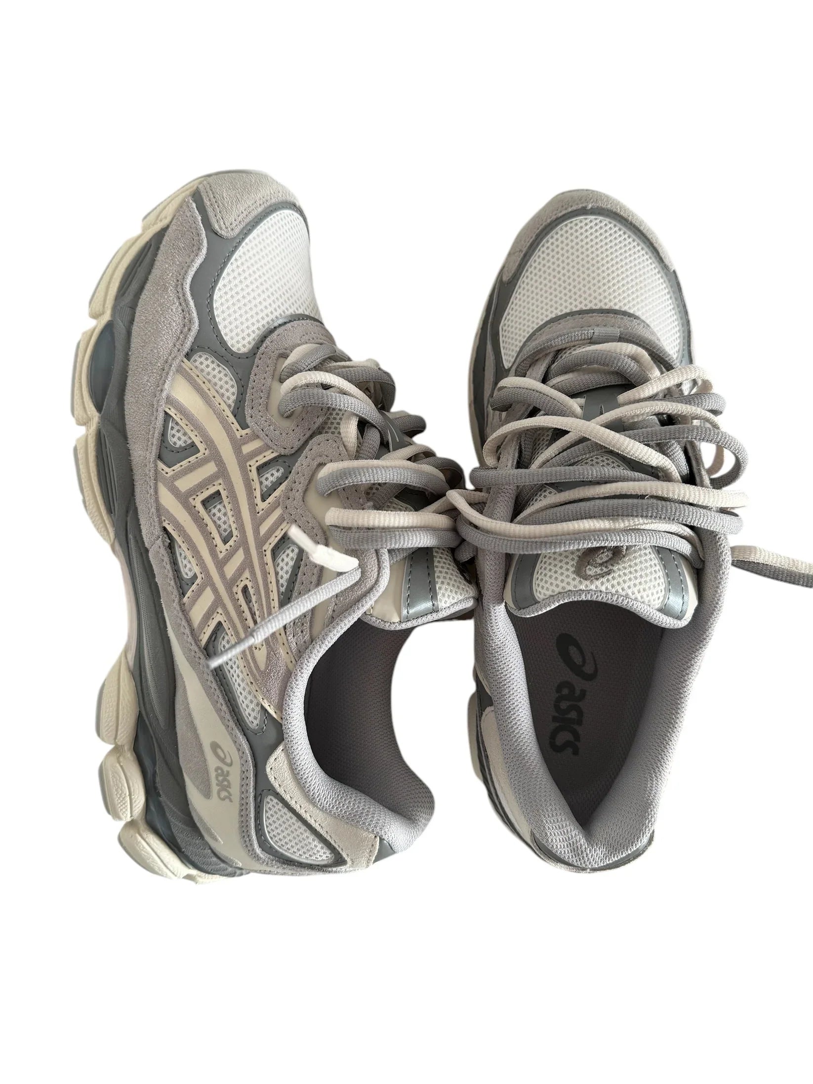ASICS GEL NYC OYSTER GREY DOPPIO LACCIO